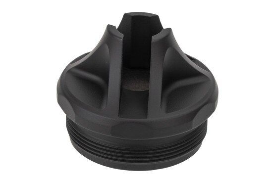 9mm 155 Pro Flash Hider End Cap from JK Armament is made from 6AL-4V titanium